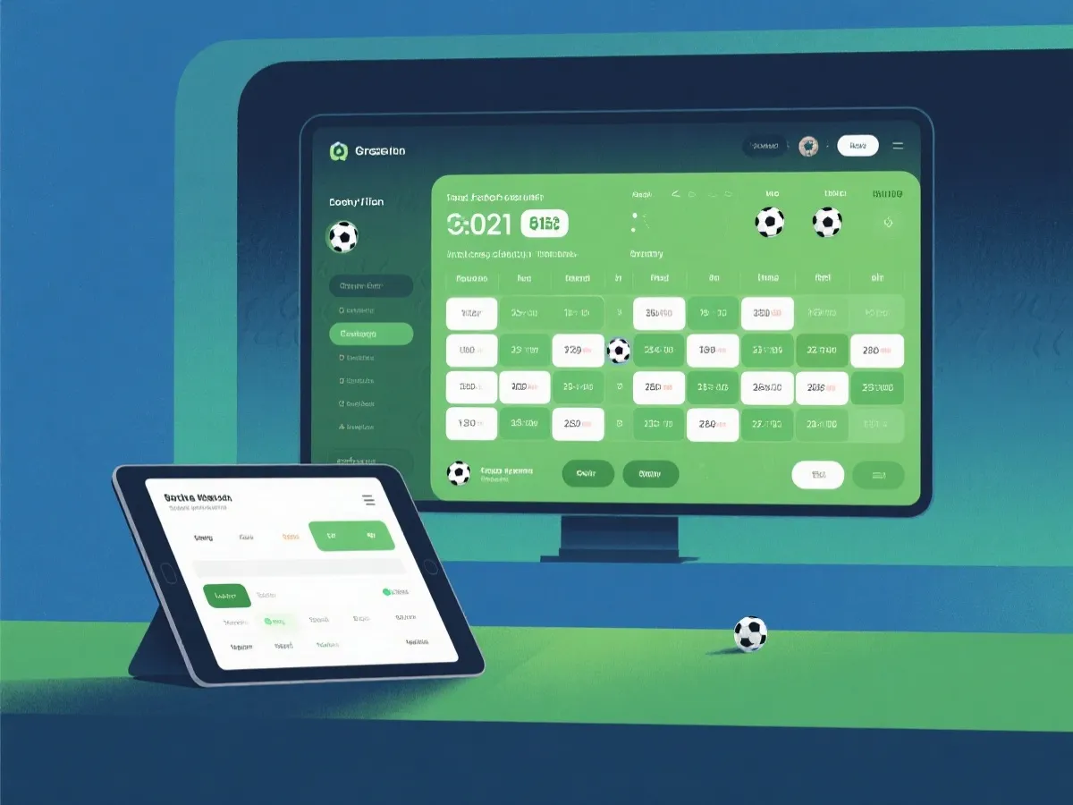 世界盃賽程與比分資訊示意圖